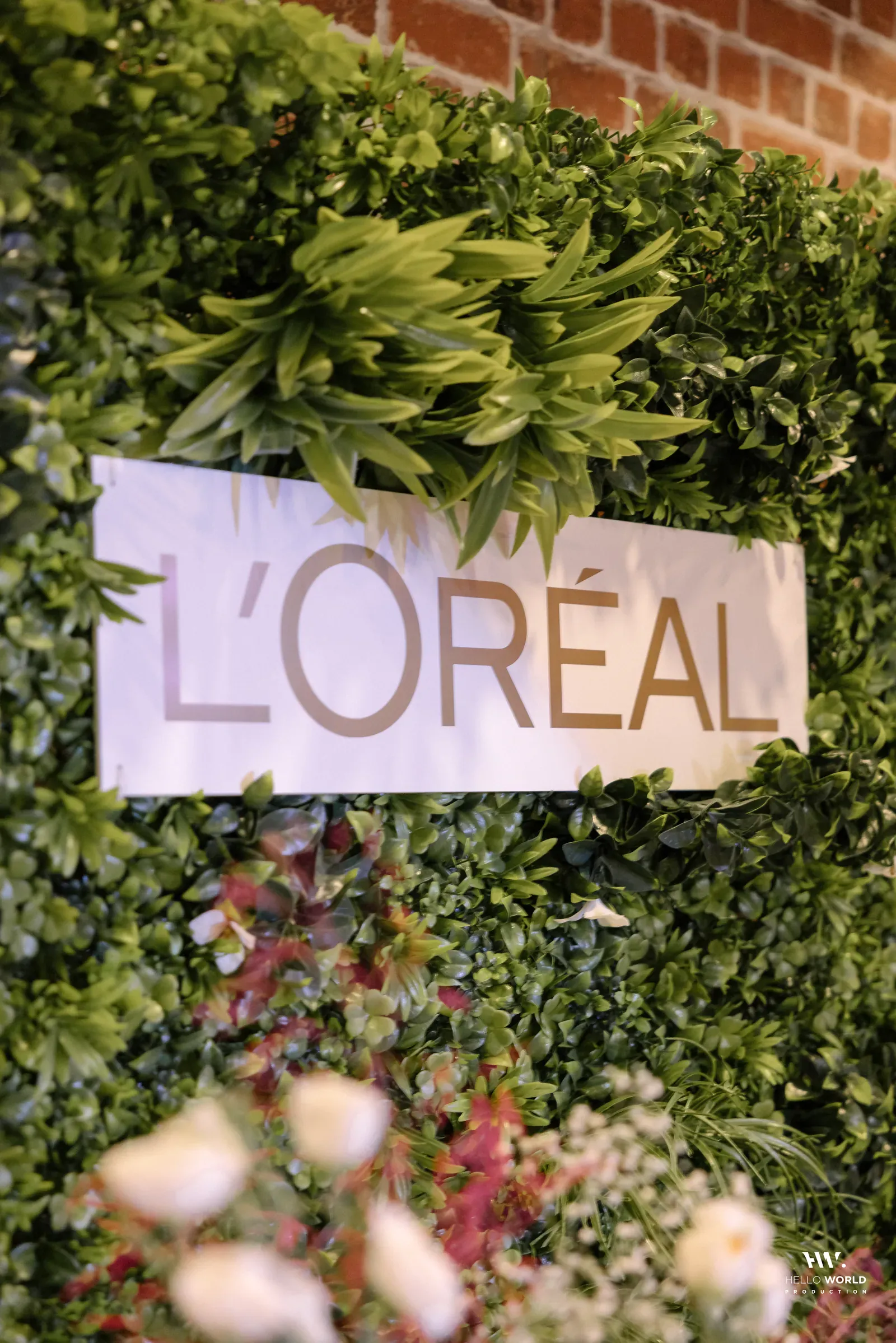 Animation lors de la soirée L'Oréal