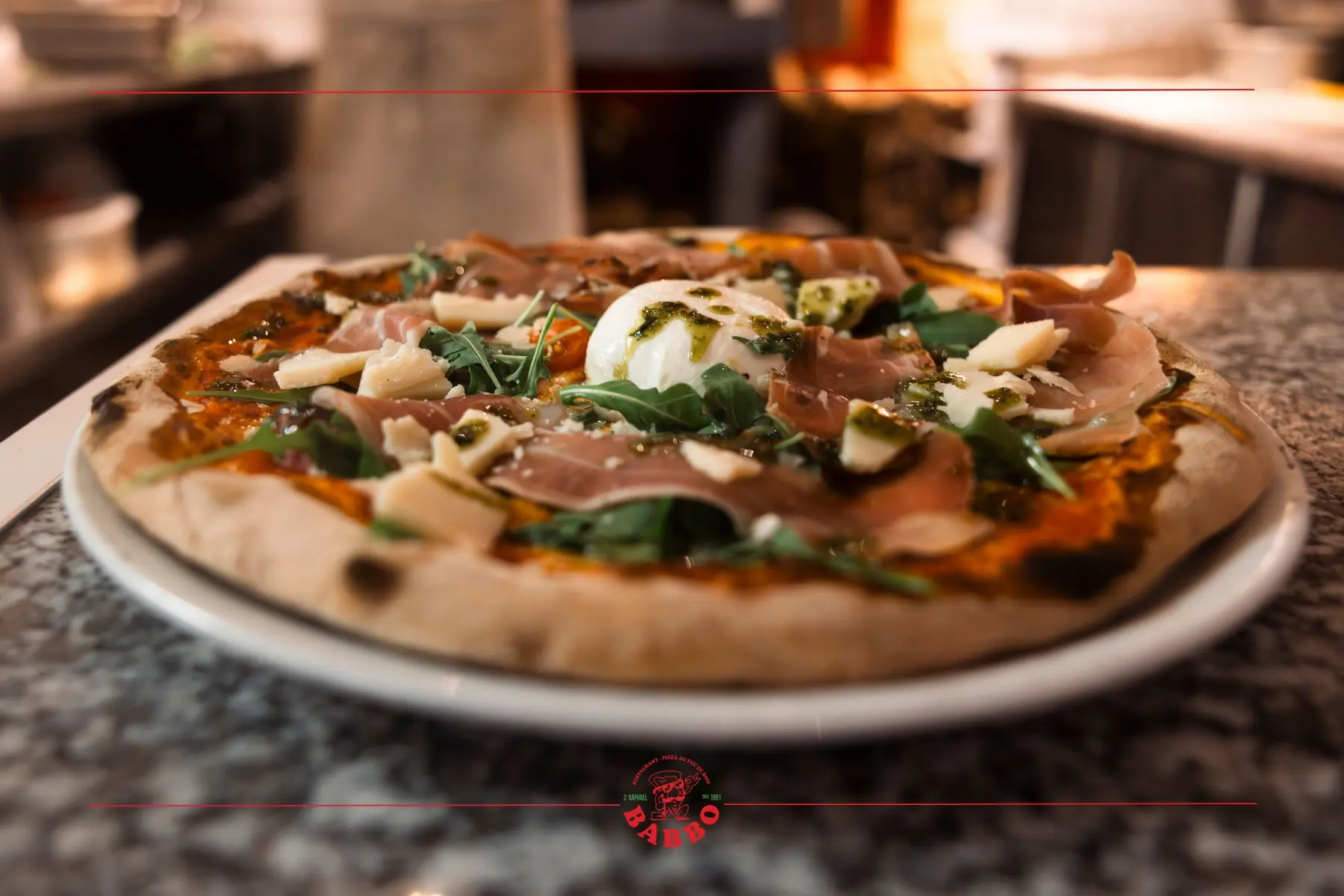 Pizza burrata - Pizzeria Babbo