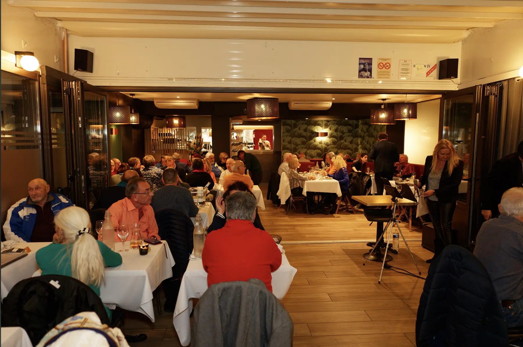Salle pleine