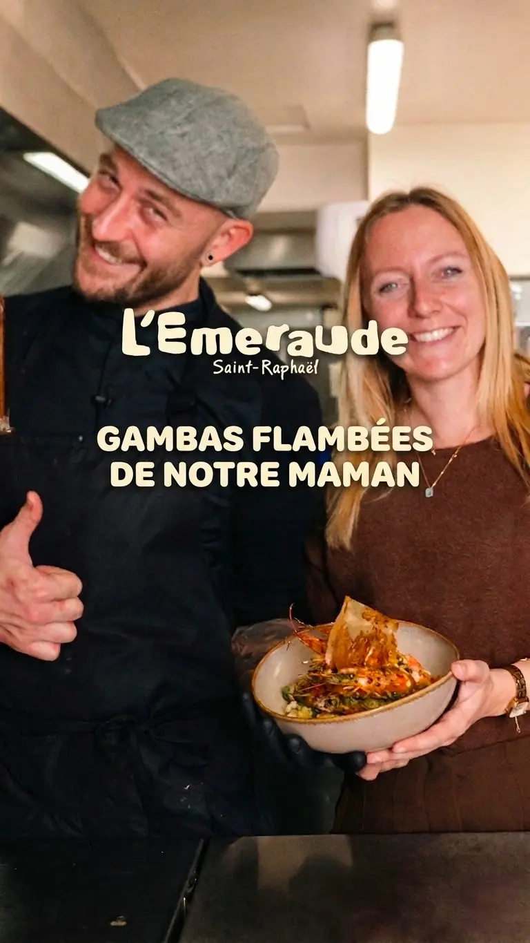 Gambas flambées
